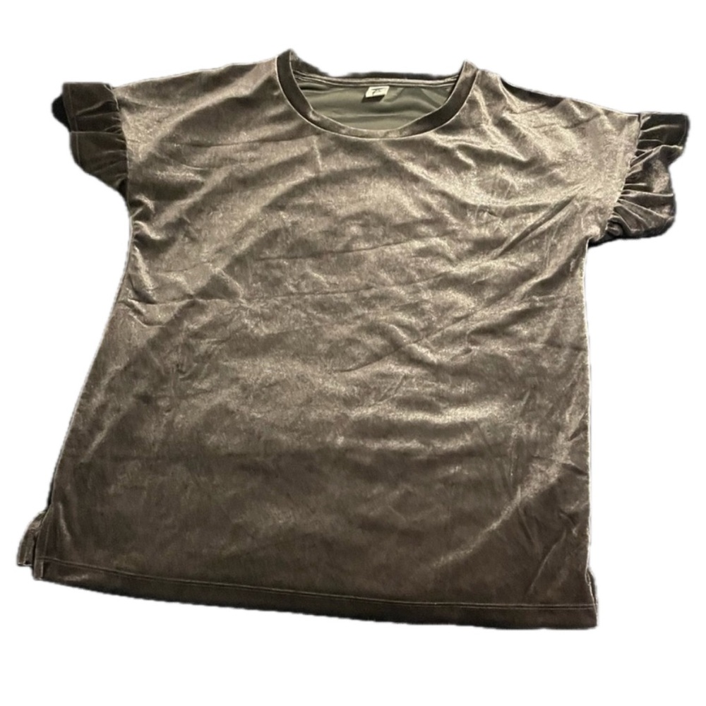 VINTAGE 90s VELVET TOP, SIZE S WOMEN’S